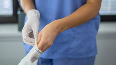 Inappropriate use of non-sterile gloves increases infection risk and waste